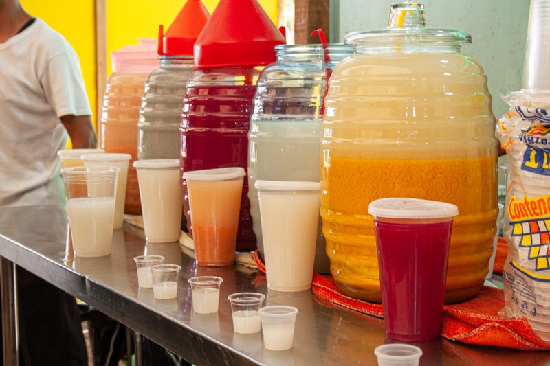 Agua Fresca drinks at GYG