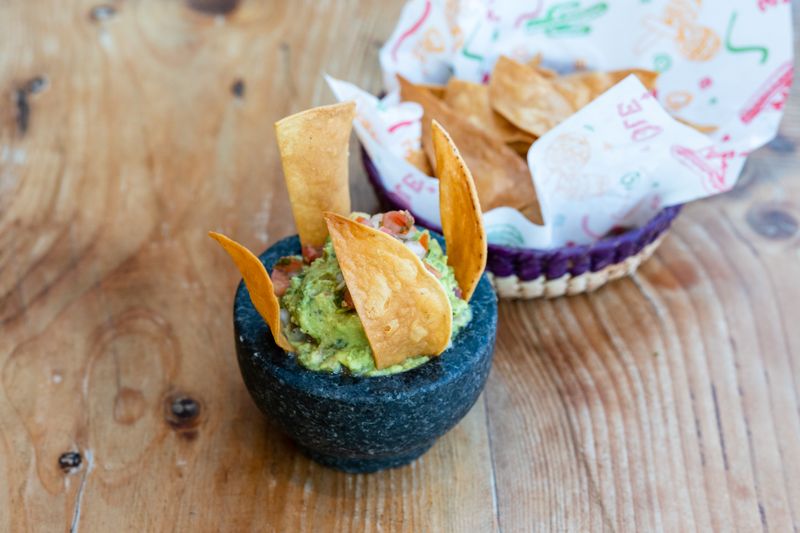 GYG fresh Guacamole with tortilla chips